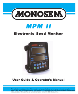 MPM 2 - Monosem Inc.