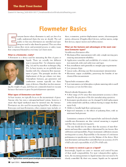 Flowmeter Basics E - Heat Treat Doctor.com