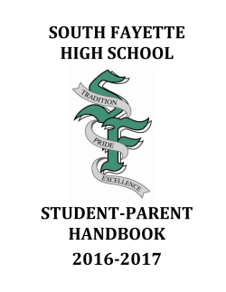 Student Handbook