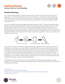 Geothermal energy - California Academy of Sciences