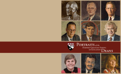 Harvard Graduate School of Education Deans