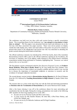 1 CONFERENCE REVIEW Article 990361 7 International Spark of