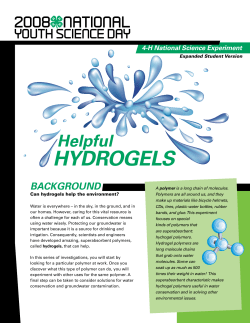 Hydrogels
