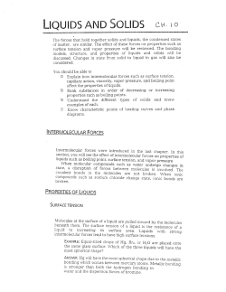 LIQUIDS AND SOLIDS c