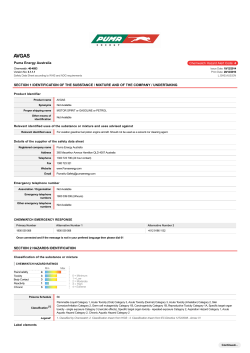 Avgas Safety Data Sheet