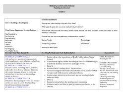 Bethany Community School CCSS.ELA