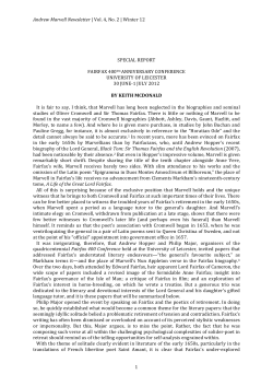 Fairfax 400th Anniversary Conference