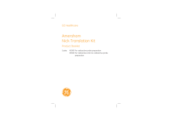 Amersham Nick Translation Kit