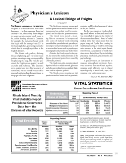A Lexical Bridge of Psighs - Rhode Island Medical Society