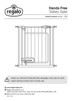 Hands Free Safety Gate