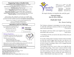 Fools for God - Seattle Unity Church