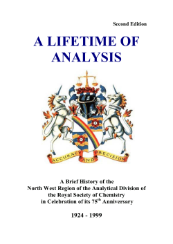 "A Lifetime of Analysis"