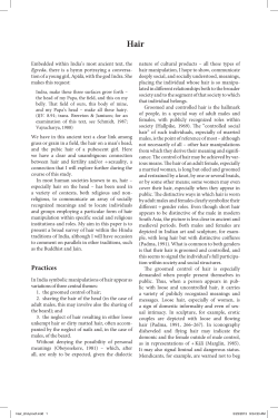 Hair - UT College of Liberal Arts