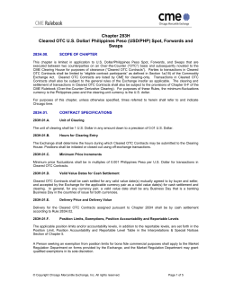 Chapter 283H Cleared OTC US Dollar/ Philippines