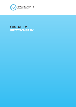 case study protagonist bv