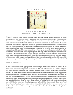 Full Press Kit - Oregonband.com