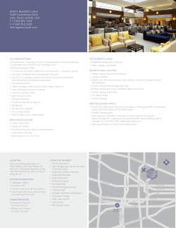 Fact Sheet - Hyatt Lisle