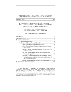 SECTION HEAD - Federal Courts Law Review