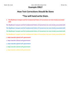 an EXAMPLE of what Test Corrections should look like.
