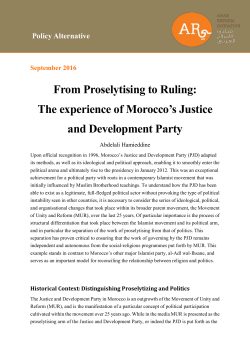 Publication - Arab Reform Initiative