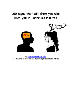100 signs that will show you who likes you in under 30 minutes
