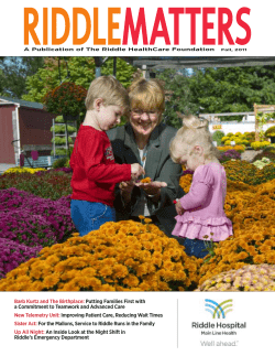 Fall 2011 - Main Line Health