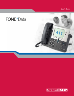 FONE Data Users Guide.book