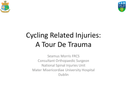 Cycling Related Injuries: A Tour De Trauma