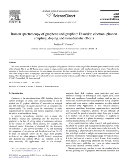 Raman spectroscopy of graphene and graphite