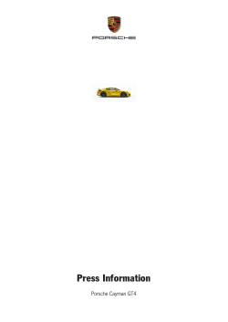 Press Information - Porsche Press USA