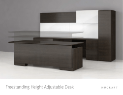 Height Adjustable Desk Cut Sheet