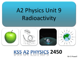 9 Radioactivity - Animated Science