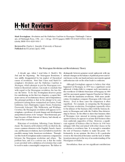 The Nicaraguan Revolution and Revolutionary Theory - H-Net