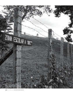 On the Buenos Aires coffee plantation in Nicaragua, a sign points