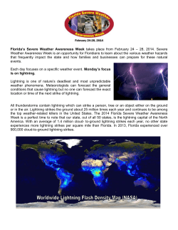Florida`s Kids Weather Survival Week takes place from February 1
