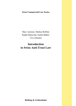 Introduction to Swiss Anti