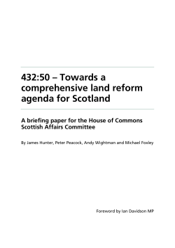 432:50 &ndash; Towards a comprehensive land reform