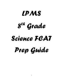 FCAT Prep Guide