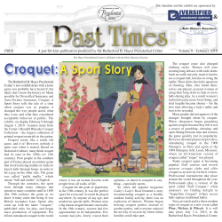 Croquet - Rbhayes.org