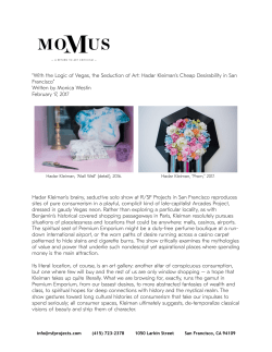 momus - R/SF projects