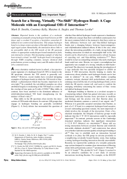 Search for a Strong, Virtually NoShift Hydrogen Bond