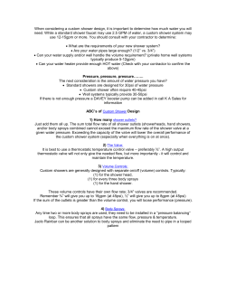 Custom Shower Design - KA Sales Associates