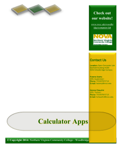Check out our website! - Northern Virginia Community College