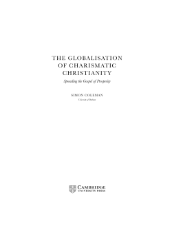 the globalisation of charismatic christianity