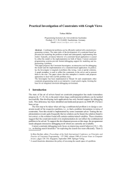 Practical Investigation of Constraints with Graph Views