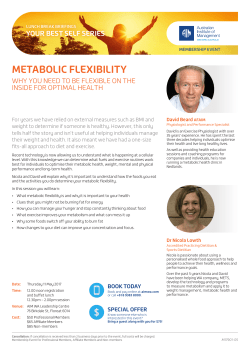 METABOLIC FLEXIBILITY