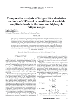 Comparative analysis of fatigue life calculation methods of C45 steel
