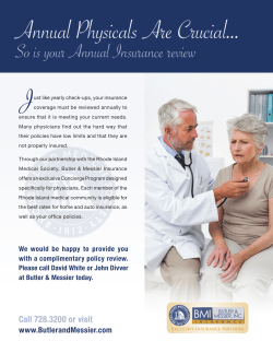 7-page section - Rhode Island Medical Society
