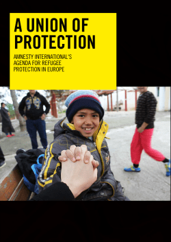 a union of protection - Amnesty International