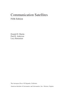 Communication Satellites - The Aerospace Corporation
